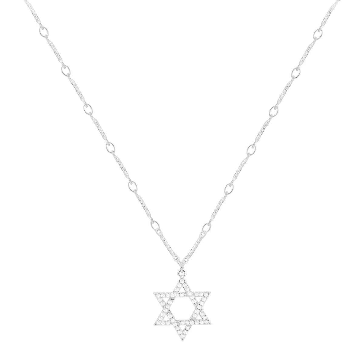 Gold/Silber Davidstern CZ Halsketten | Shop Nory