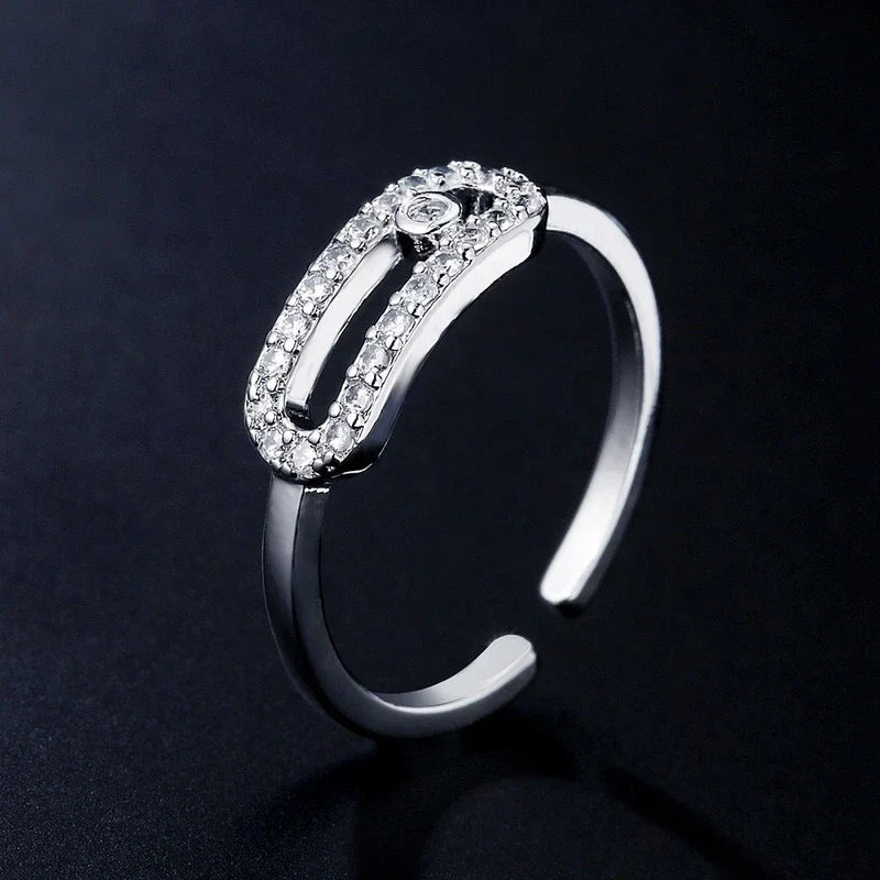 Hollow Out Square Cubic Zirconia Ringe | Shop Nory