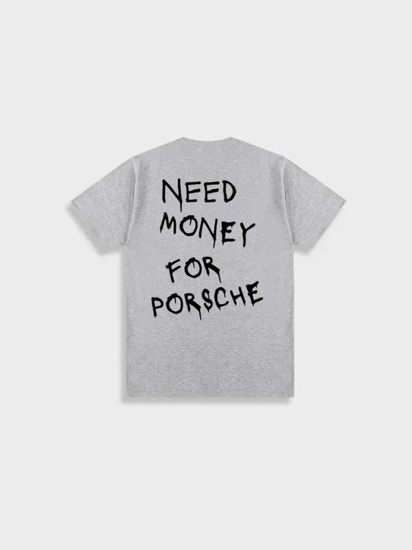 Geld für ein Porsche-T-Shirt