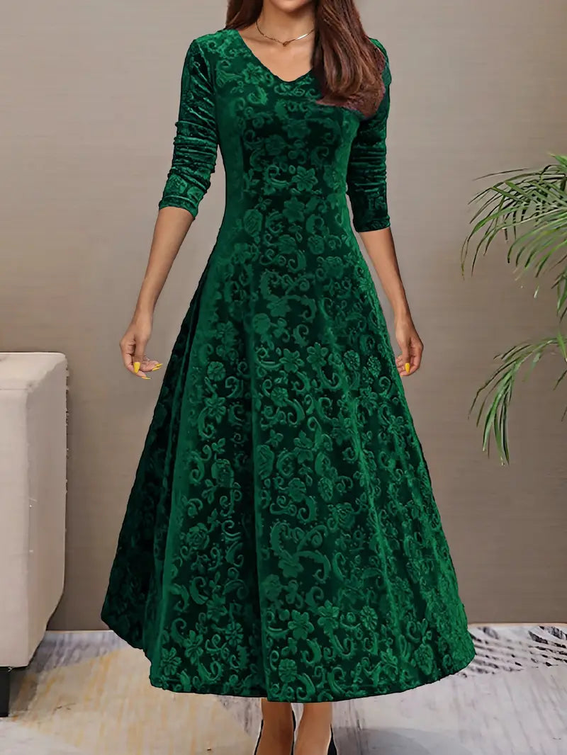 Figurschmeichelndes Ausgestelltes Kleid