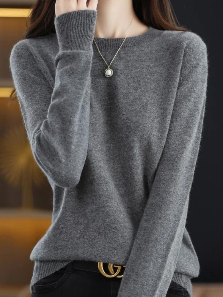 Klassische Wollpullover für Frauen
