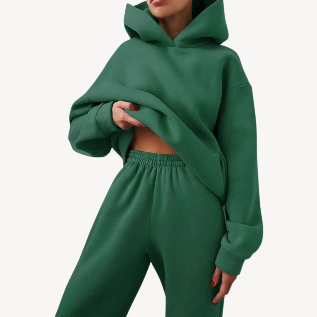 Oversized Hoodie und Jogger Set für Frauen