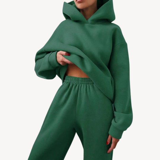 Oversized Hoodie und Jogger Set für Frauen