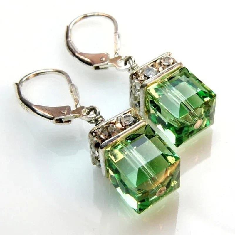 Peridot-Kristall-Tropfenohrringe | Shop Nory