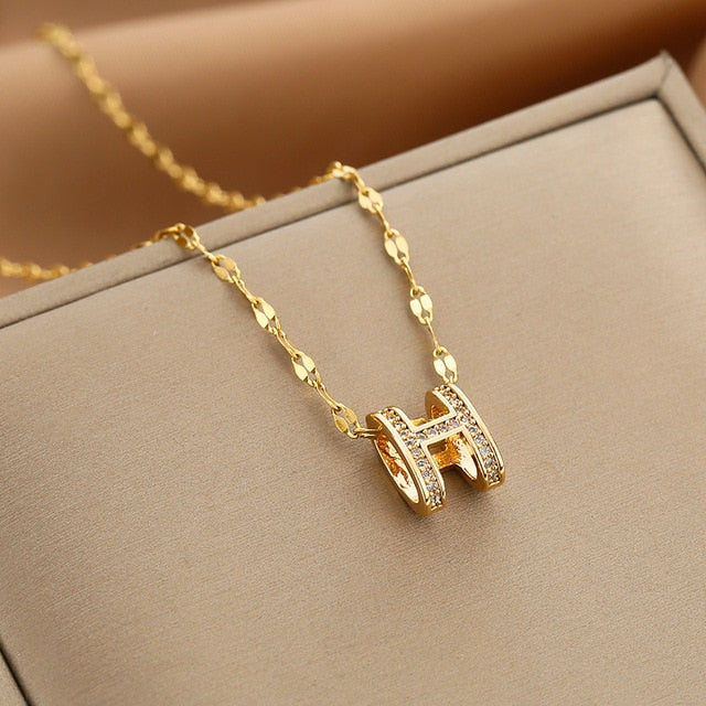 H Form Elegante Halskette | Shop Nory