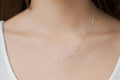 Kette mit kleinem Ring aus Silber | Shop Nory