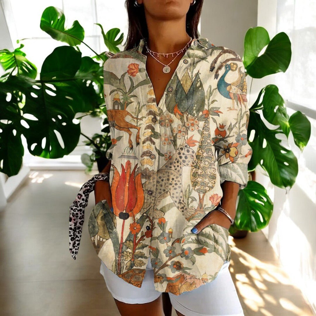 Elegante Vintage Bluse