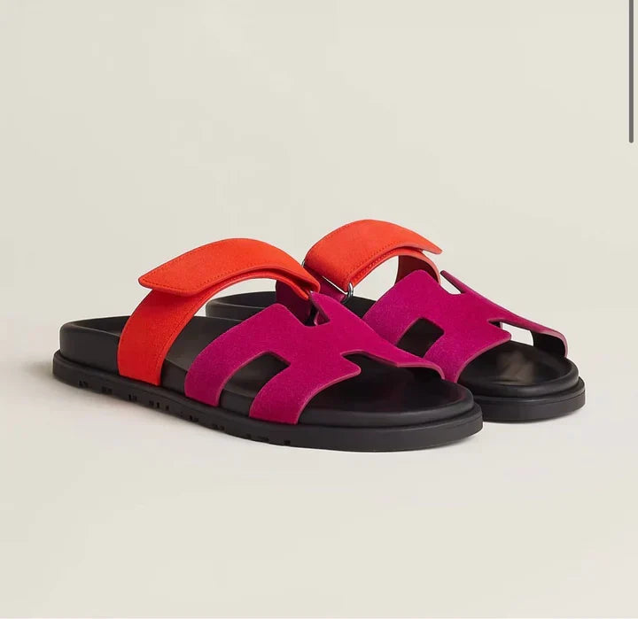 Damen Sandalen mit offenem Design und flacher Sohle