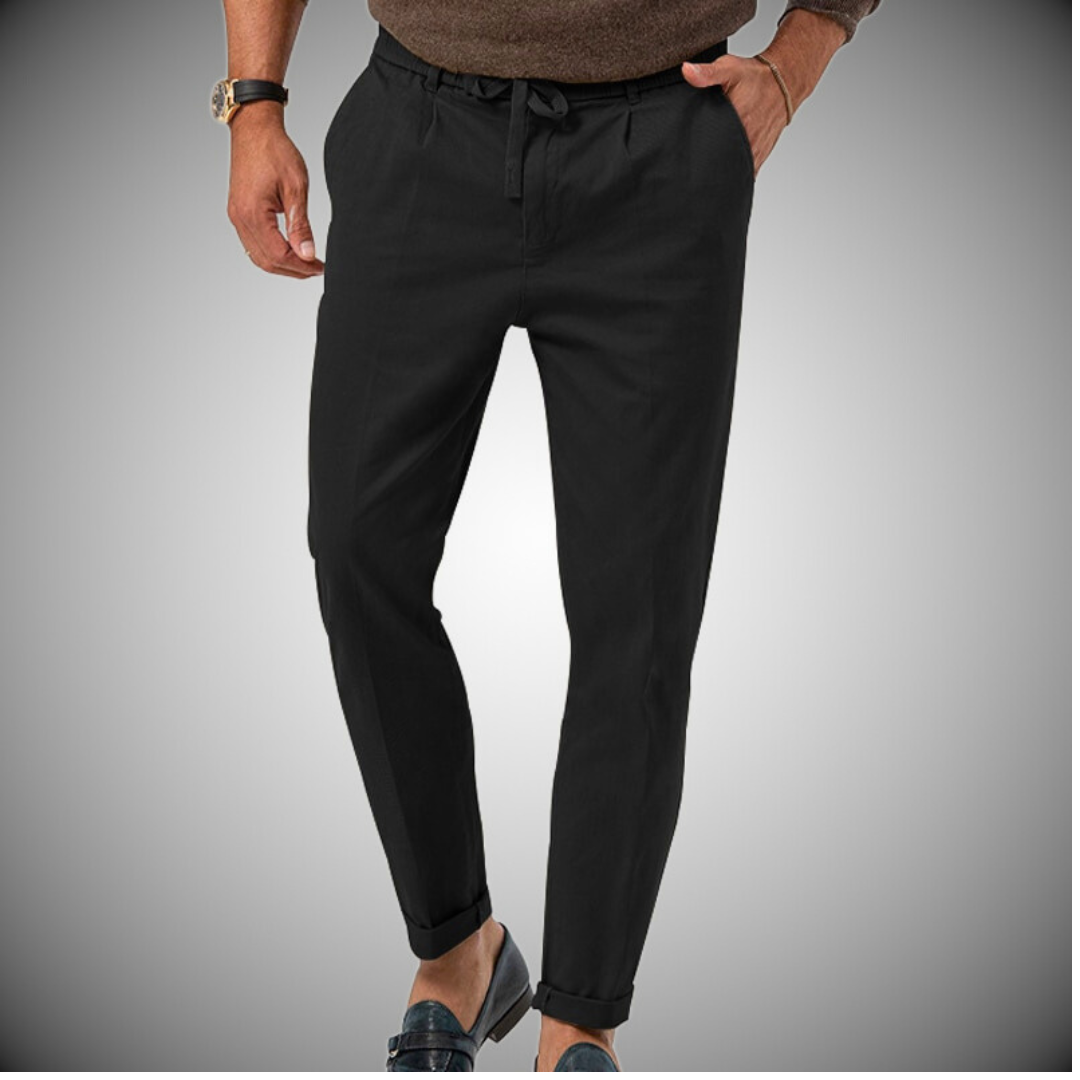 Herren Chino Hose Weiß Stoffhose