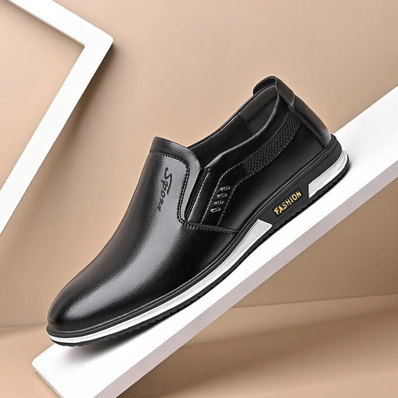 Herren Sommer Loafer Schwarz