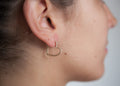 Herz-Creolen Ohrringe vergoldet - Kreolen für Damen | Shop Nory