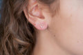 Ohrstecker mit Herz Vergoldet - Herzohrringe für Damen | Shop Nory