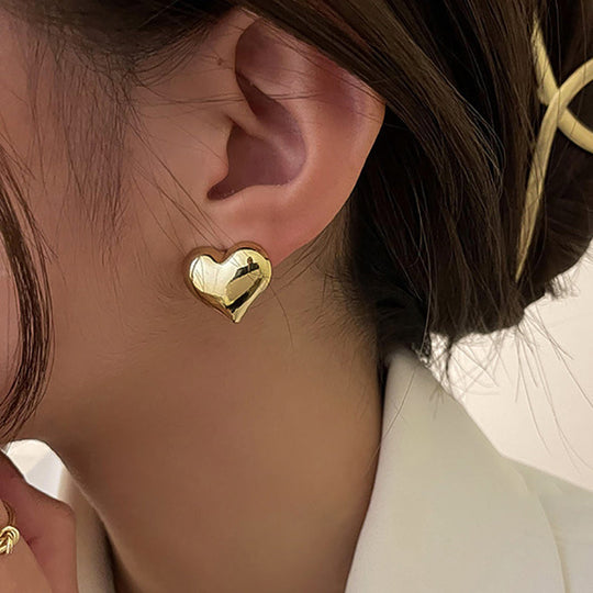 Eleherz | Elegante Herz-Ohrringe für Frauen | Shop Nory