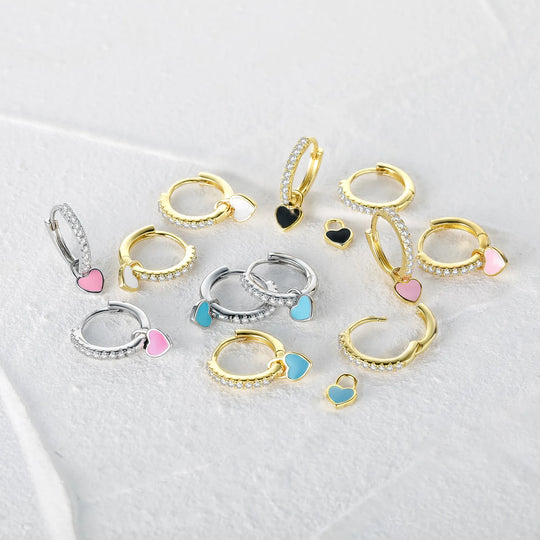 Silberfarbene Creolen | Shop Nory