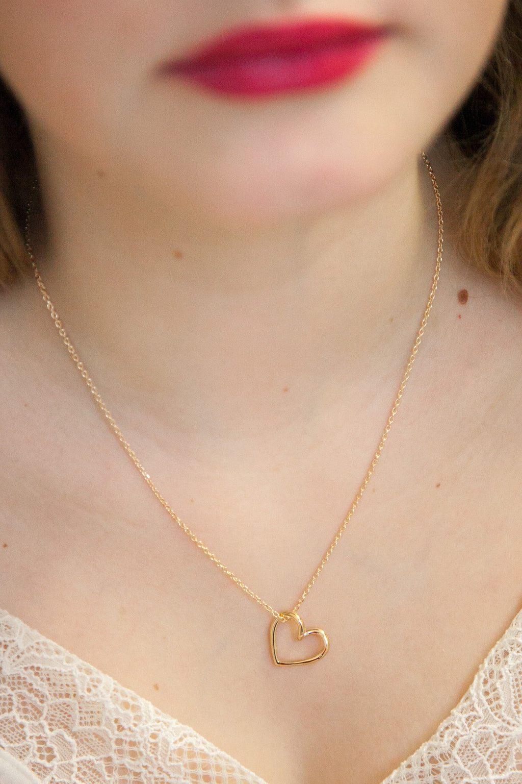 Vergoldete Herzkette – Zeitloses Design für jeden Anlass | Shop Nory