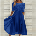 Hochzeitsgast Kleid Elegante Midi
