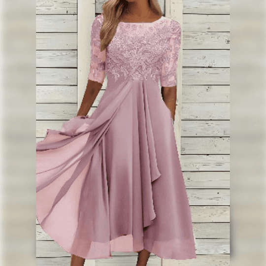 Hochzeitsgast Kleid Elegante Midi
