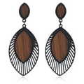 Boho HolzTropfen Ohrringe | Shop Nory