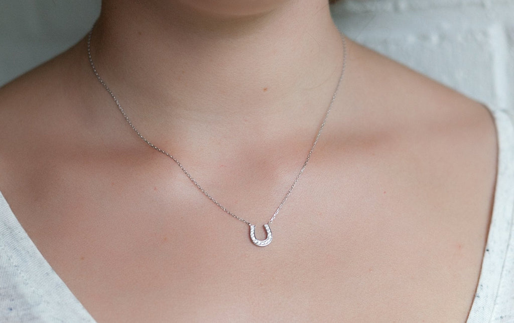 Hufeisenkette aus 925er Silber mit Zirkonia – Ein edles Glückssymbol | Shop Nory