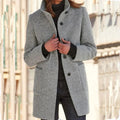 Wintermantel aus Wolle