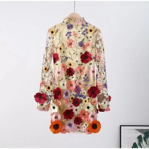 Einzigartiges Handgemachtes Blumenkleid