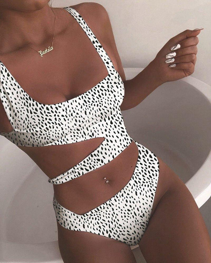 Sommerlicher Push-up-Monokini