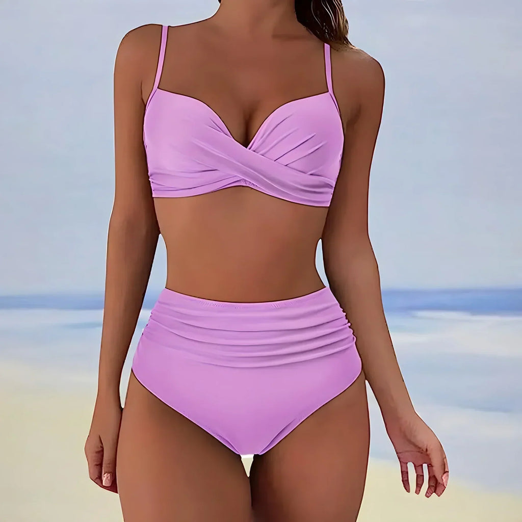 Bikini mit hoher Taille