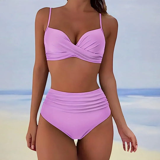 Bikini mit hoher Taille
