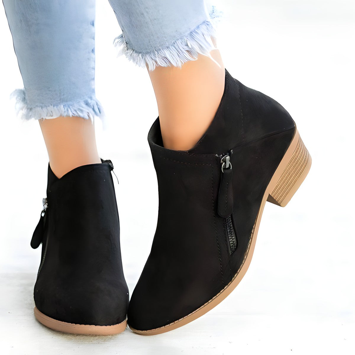 Shopnory | Stylische Wild Vegan-lederstiefel