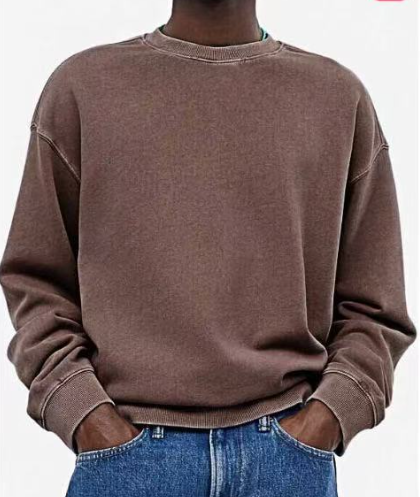 Lässiges Sweatshirt mit Rundhalsausschnitt Baumwolle Weich und Bequem