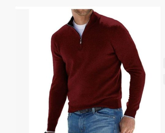 Pullover - Herren Viertelreißverschluss