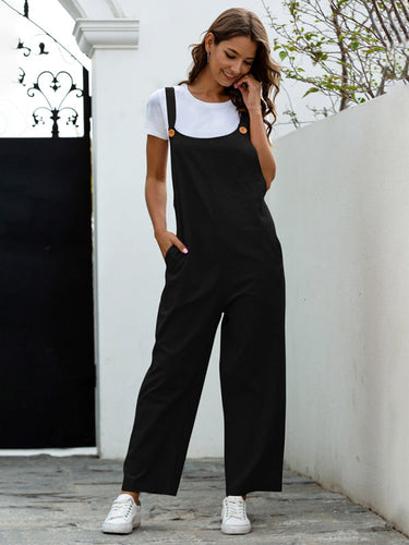 Damen GewShopnoryte Retro Lässige Lange Latzhose