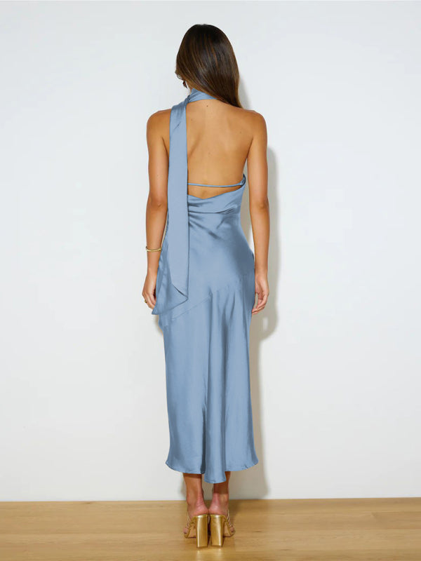 Shopnory | Vibrant Halter-Midi-Kleid