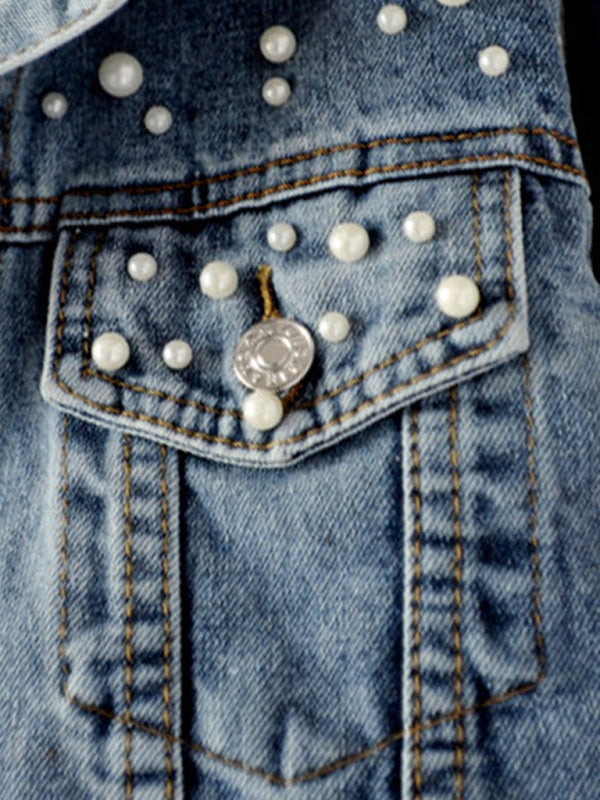 Frauen Denim Jacke Pearl