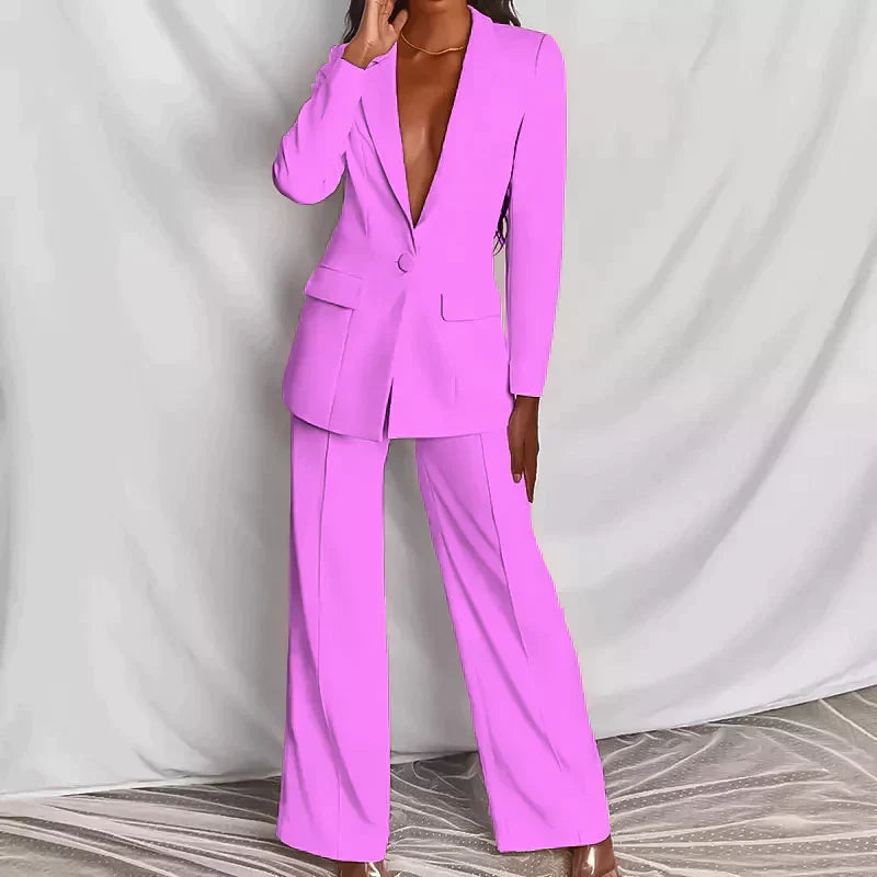 ShopNory | Damen Hosenanzug 2-teilig – Blazer & Hose