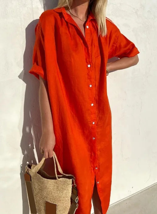 Hemdkleid aus Baumwolle