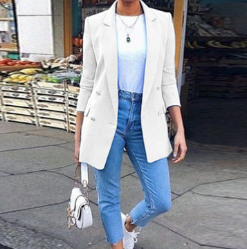 Stijlvolle Klassische Doppelknopf-Blazer