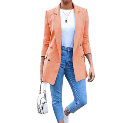 Stijlvolle Klassische Doppelknopf-Blazer