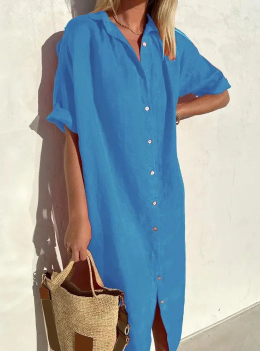 Hemdkleid aus Baumwolle