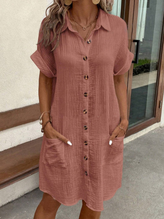 Trendy Blusen Kleid