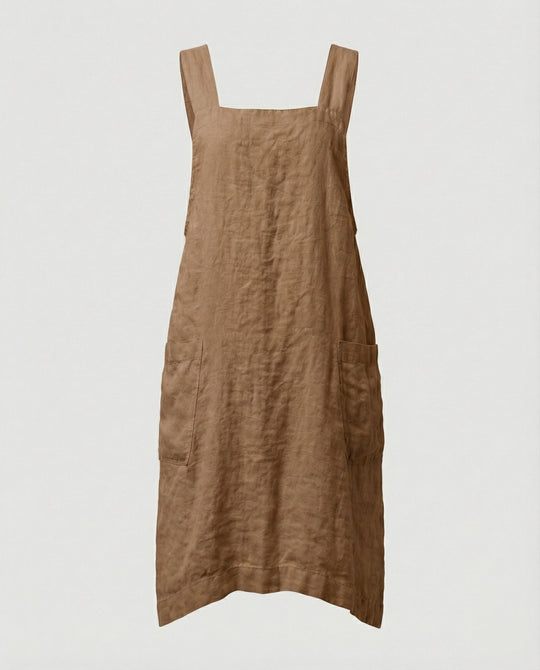 Baumwol Schürzenkleid mit Taschen