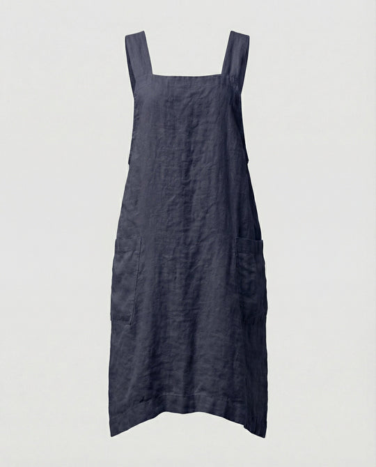 Baumwol Schürzenkleid mit Taschen