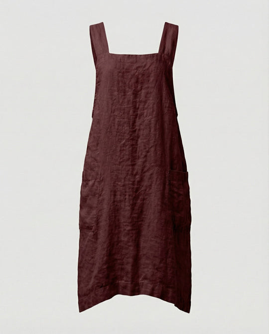 Baumwol Schürzenkleid mit Taschen