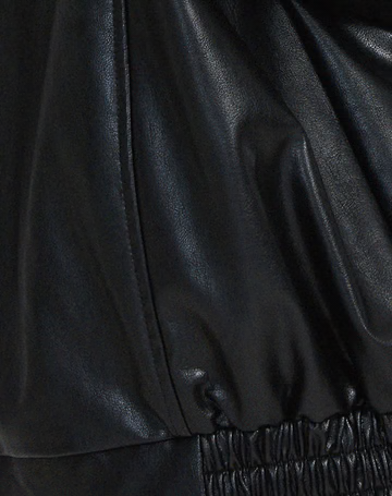 Oversized Lederjacke