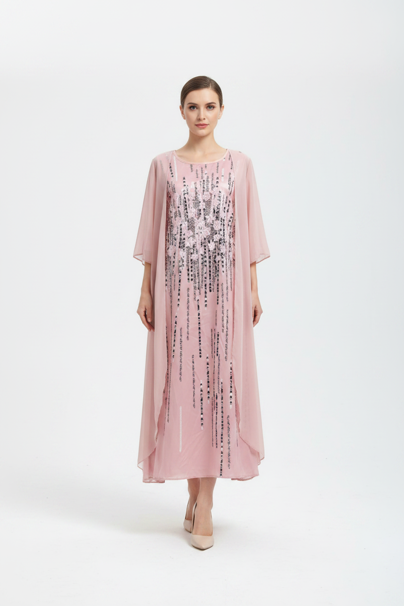 Elegante Individuell Gedrucktes Kleid