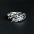 Sterling Silver Angel Wings Ring | Shop Nory