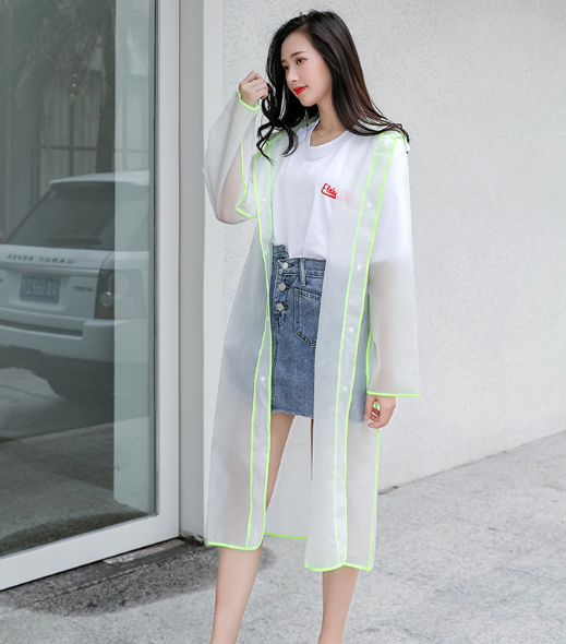 Transparente Regenjacke