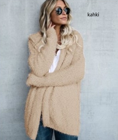 Shopnory | Kapuzen-Strickjacke