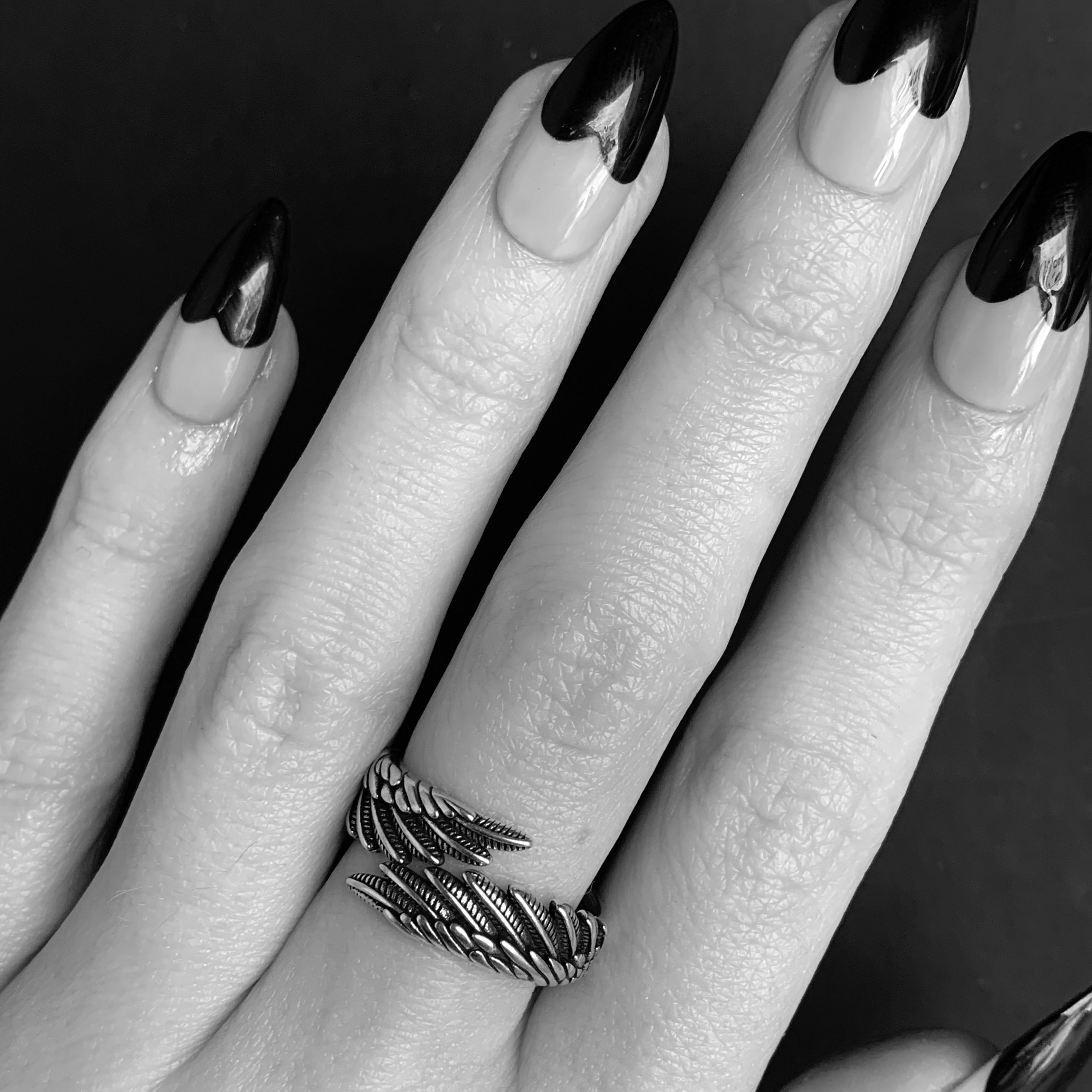 Sterling Silber Engel Flügel Ring | Shop Nory