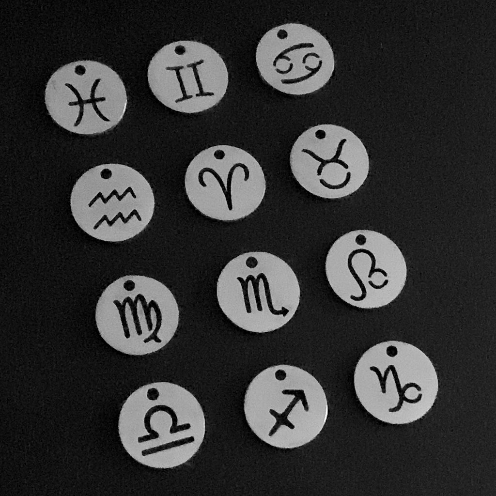 Zodiac Sign Name Silver Necklace | Shop Nory
